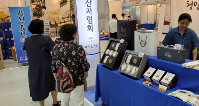 청양군 표고버섯생산자협회, 코엑스 한가위 선물전 참가... 품질 우수성 홍보
