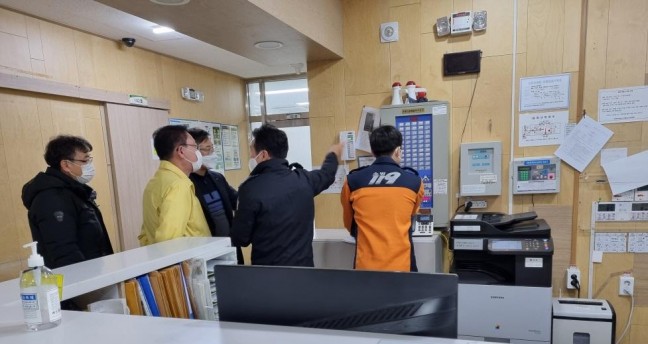 계룡시, 연말연시 화재 취약시설 합동 점검